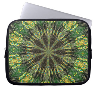 Peacock Feather Kaleidoskop 2 Laptopschutzhülle