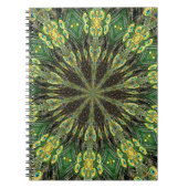 Peacock Feather Kaleidoskop 2 Notizblock (Vorderseite)