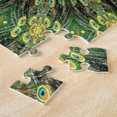 Peacock Feather Kaleidoskop 2 Puzzle (Seite)