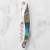 Peacock Feather Kellnermesser (Vorderseite)