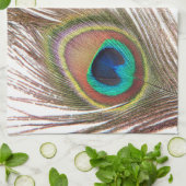 Peacock Feather Kitetücher Handtuch (Gefaltet)