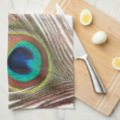 Peacock Feather Kitetücher Handtuch (Viertel Falte)