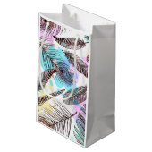 Peacock Feather Kleine Geschenktüte (Rückseite Schrägansicht)