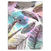 Peacock Feather Klemmbrett (Vorderseite)