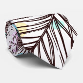 Peacock Feather Krawatte (Gerollt)