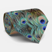 Peacock Feather-Krawatte Krawatte (Gerollt)