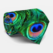 Peacock feather_Krawatte Krawatte (Gerollt)