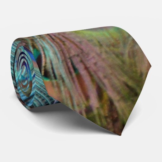 Peacock Feather-Krawatte Krawatte (Gerollt)
