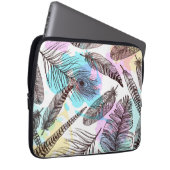 Peacock Feather Laptopschutzhülle (Vorne Rechts)