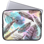 Peacock Feather Laptopschutzhülle (Vorderseite)