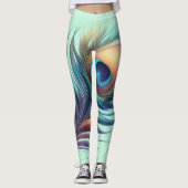 Peacock Feather Leggings (Vorderseite)