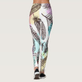 Peacock Feather Leggings (Rückseite)
