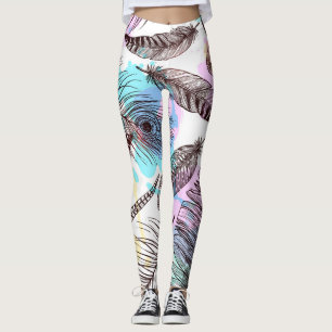 Peacock Feather Leggings