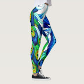 Peacock Feather Leggings (Rechts)