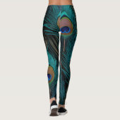 Peacock Feather Leggings (Rückseite)