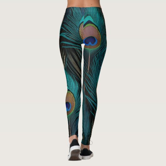 Peacock Feather Leggings (Rückseite)
