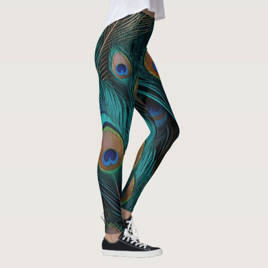 Peacock Feather Leggings (Rechts)