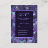 Peacock Feather Lila - UAWG Begleitkarte (Rückseite)