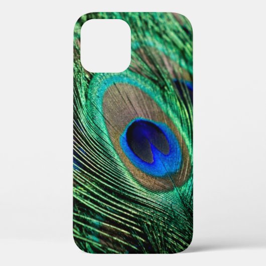 Peacock Feather Lucky Case-Mate iPhone Hülle (Rückseite)