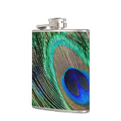 Peacock Feather Lucky Flachmann (Links)