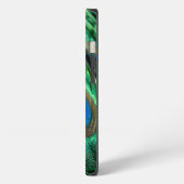 Peacock Feather Lucky iPhone Hülle (Linke Seite)