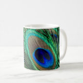 Peacock Feather Lucky Kaffeetasse (VorderseiteRechts)