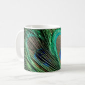 Peacock Feather Lucky Kaffeetasse (Vorderseite Links)
