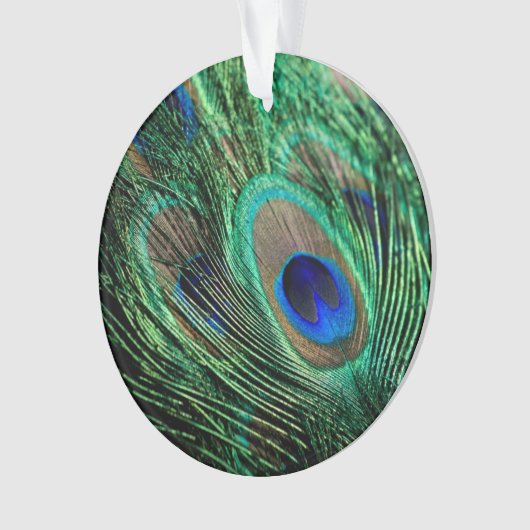 Peacock Feather Lucky Ornament (Vorderseite)