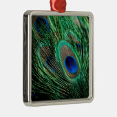 Peacock Feather Lucky Ornament Aus Metall (Rechts)