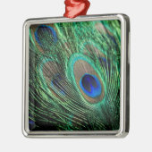 Peacock Feather Lucky Ornament Aus Metall (Links)