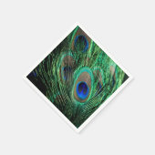 Peacock Feather Lucky Serviette (Ecke)