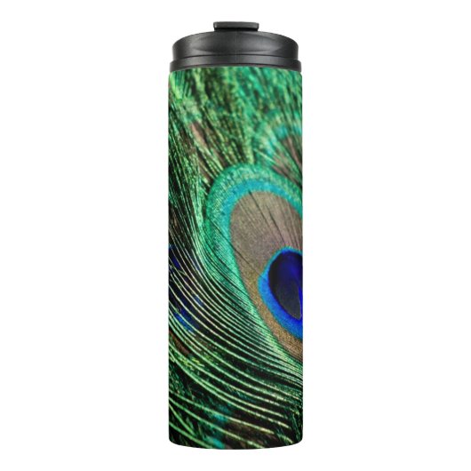Peacock Feather Lucky Thermosbecher (Vorderseite)