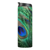 Peacock Feather Lucky Thermosbecher (Nach rechts gedreht)