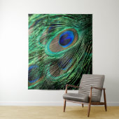 Peacock Feather Lucky Wandteppich (Beispiel)