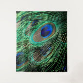 Peacock Feather Lucky Wandteppich (Vorderseite)