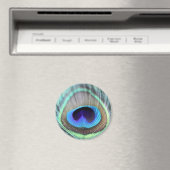 Peacock Feather Magnet (In Situ (Geschirrspüler))