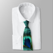 Peacock Feather Mens Necktie Krawatte (Gebunden)