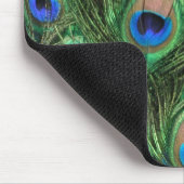 Peacock Feather Mouse Pad Mousepad (Ecke)