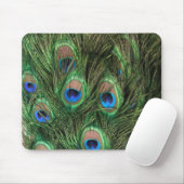 Peacock Feather Mouse Pad Mousepad (Mit Mouse)