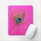 Peacock Feather Mousepad (Mit Mouse)