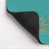 Peacock Feather Mousepad (Ecke)