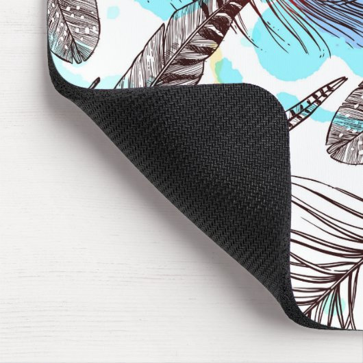 Peacock Feather Mousepad (Ecke)