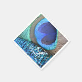 Peacock Feather Napkin Serviette (Ecke)