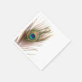 Peacock Feather Napkins Serviette (Ecke)