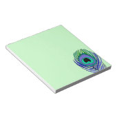 Peacock Feather Notepad Notizblock (angewinkelt)