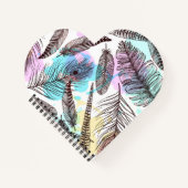 Peacock Feather Notizblock (Vorderseite)