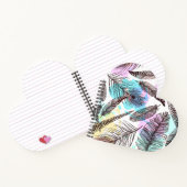 Peacock Feather Notizblock (Innenseite)