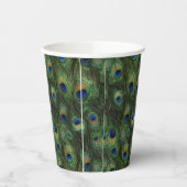 Peacock Feather Paper Cups Pappbecher (Links)