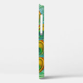Peacock Feather Pattern Case-Mate iPhone Hülle (Rückseite / Links)