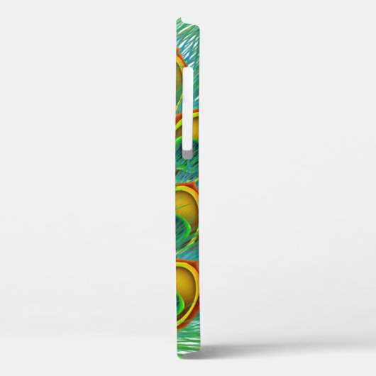 Peacock Feather Pattern Case-Mate iPhone Hülle (Rückseite / Links)